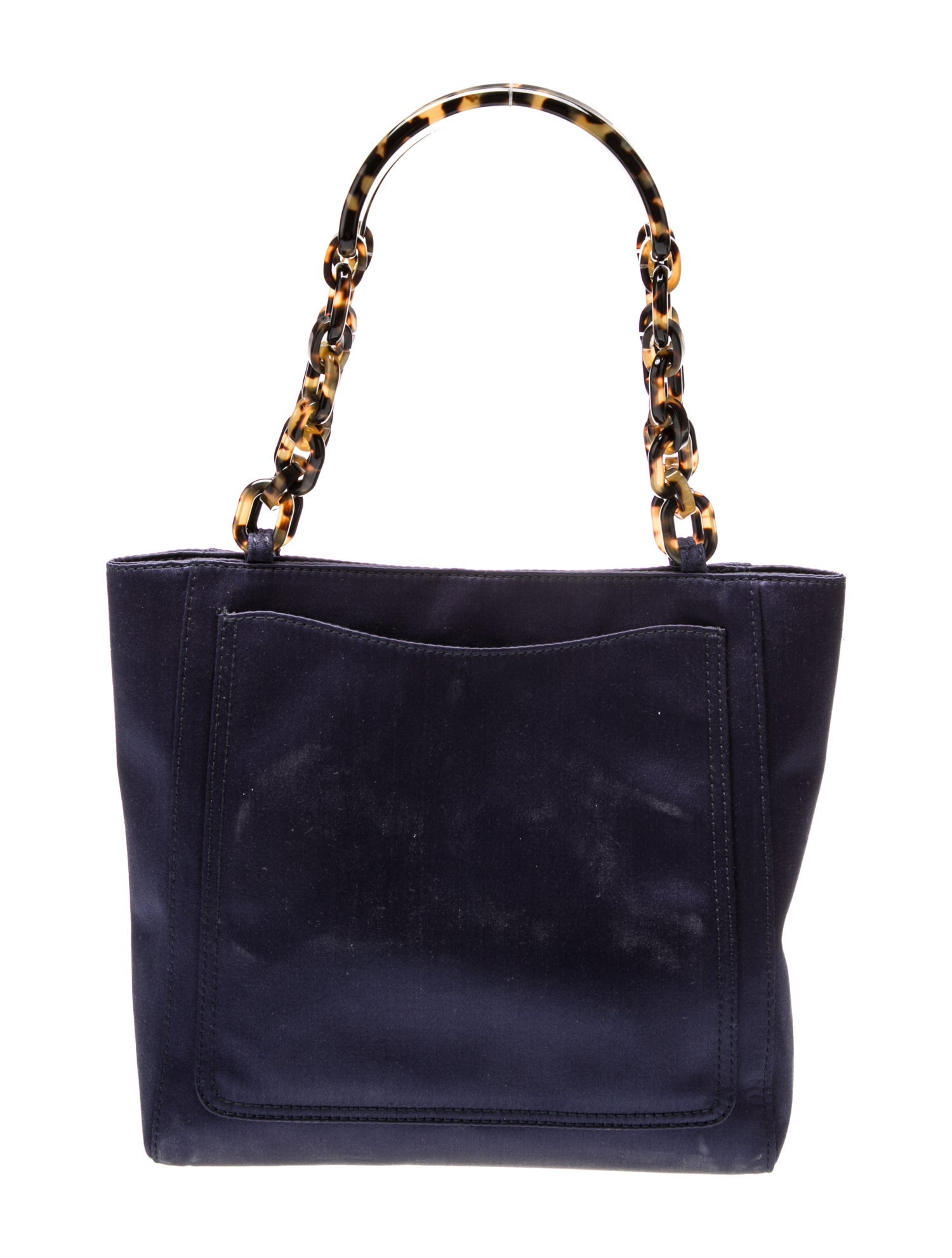 Edie Parker Satin Top Handle Bag
