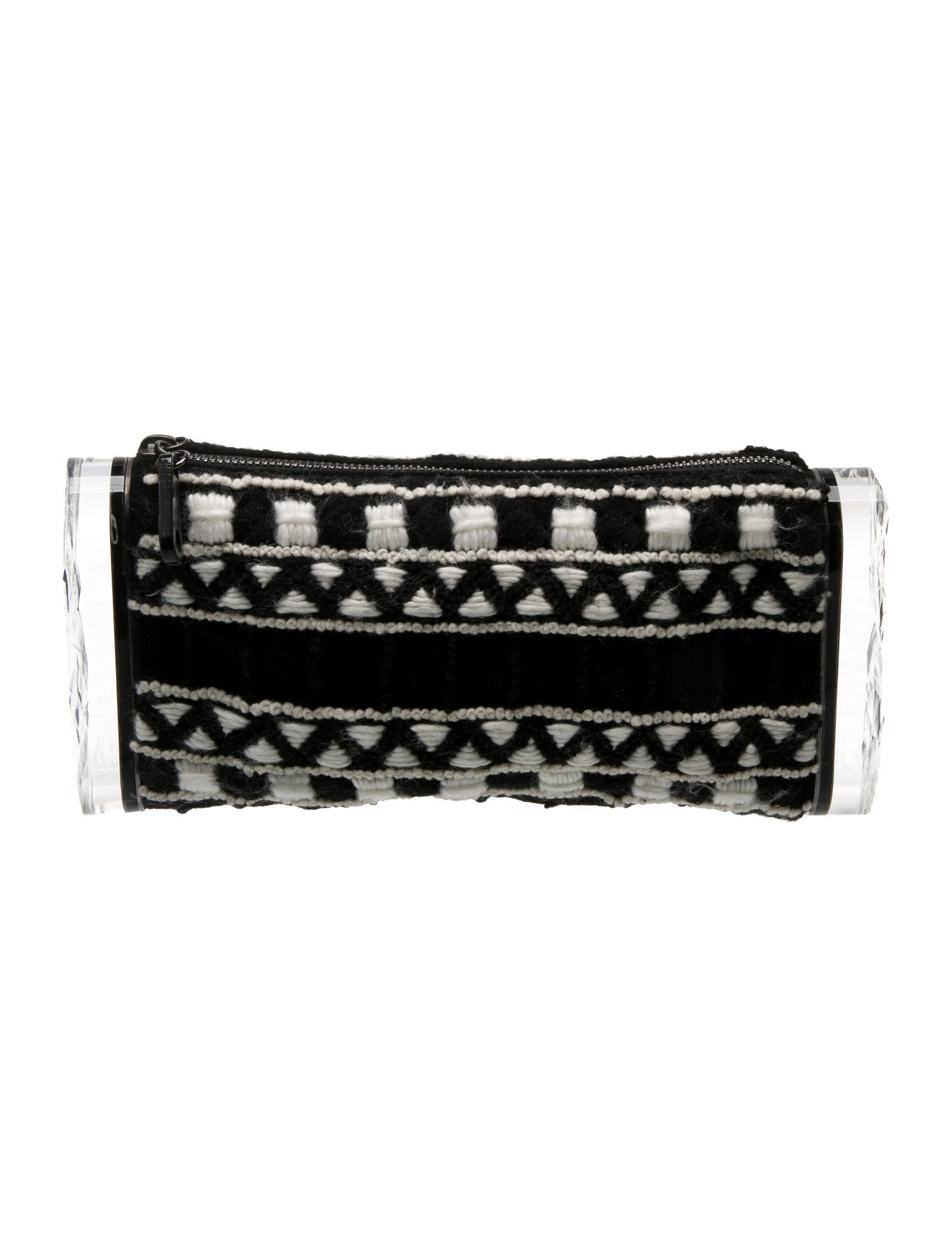 Edie Parker Wool Clutch