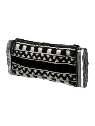 Edie Parker Wool Clutch