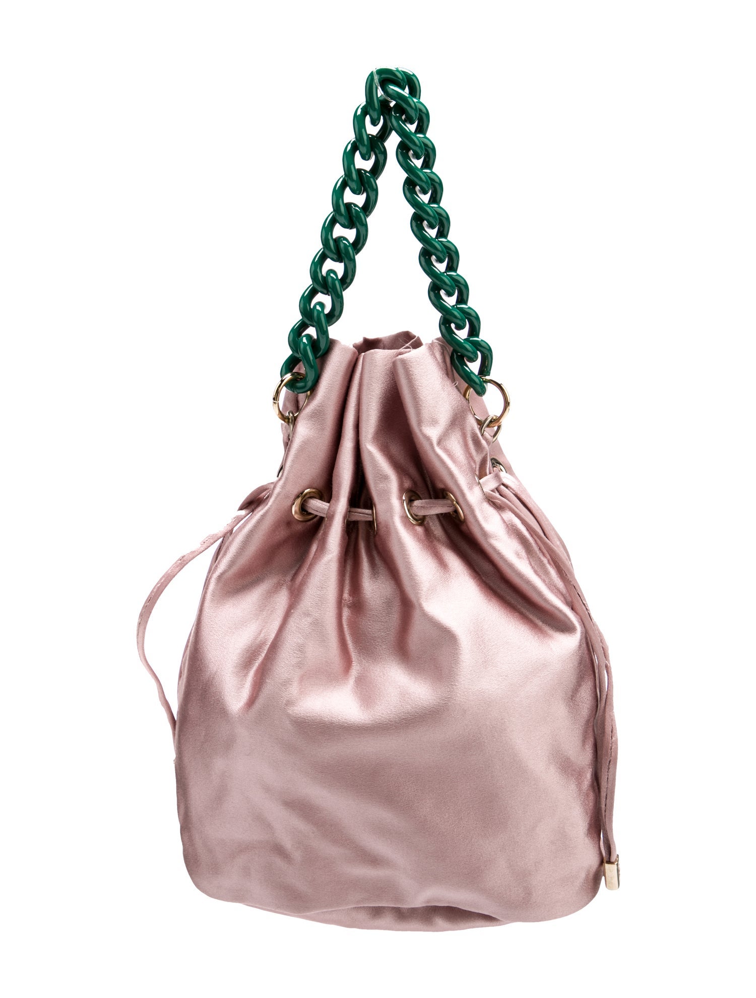 Edie Parker Satin Top Handle Bag