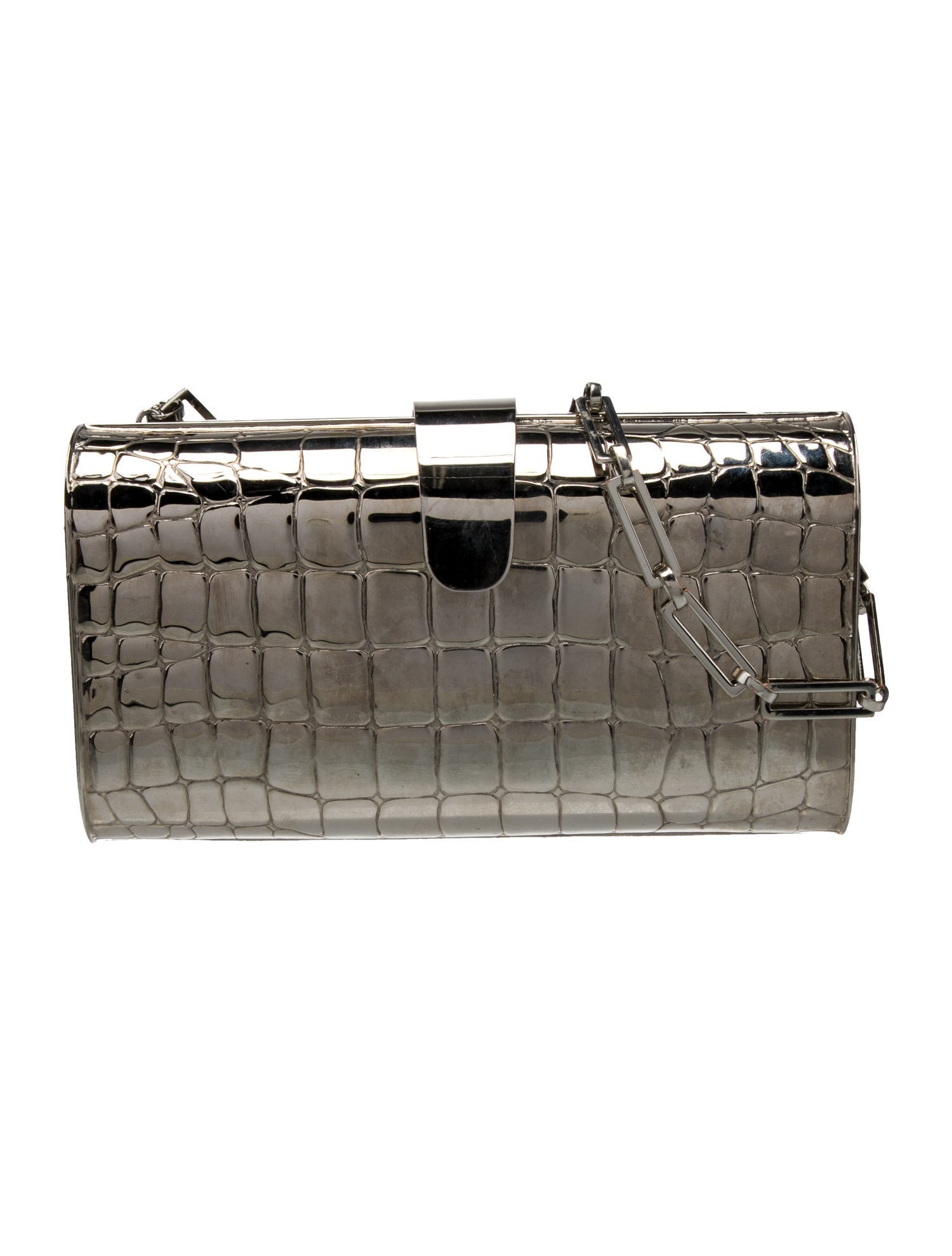 Edie Parker Metal Minaudière