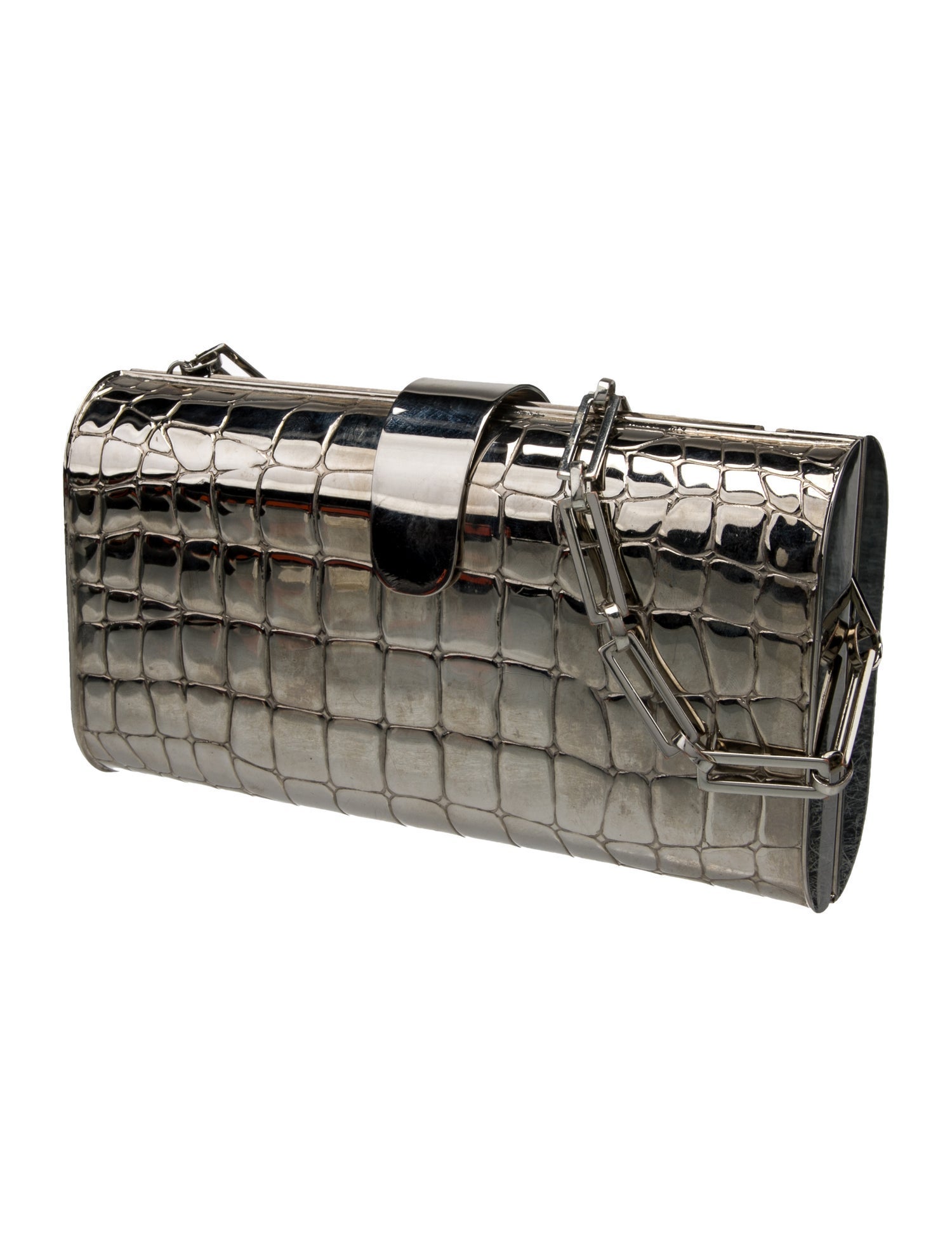 Edie Parker Metal Minaudière