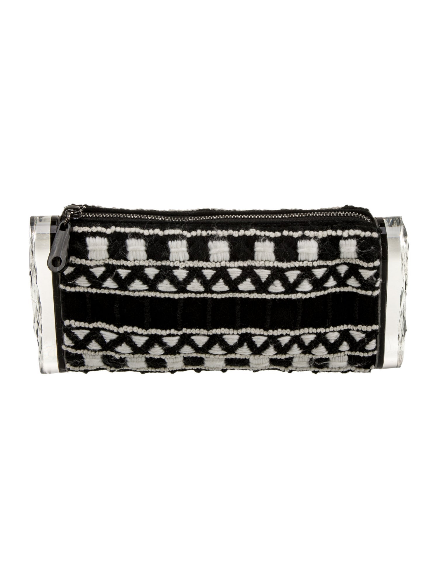 Edie Parker Wool Clutch