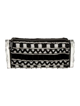 Edie Parker Wool Clutch