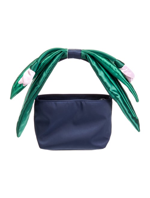 Edie Parker Nylon Top Handle Bag