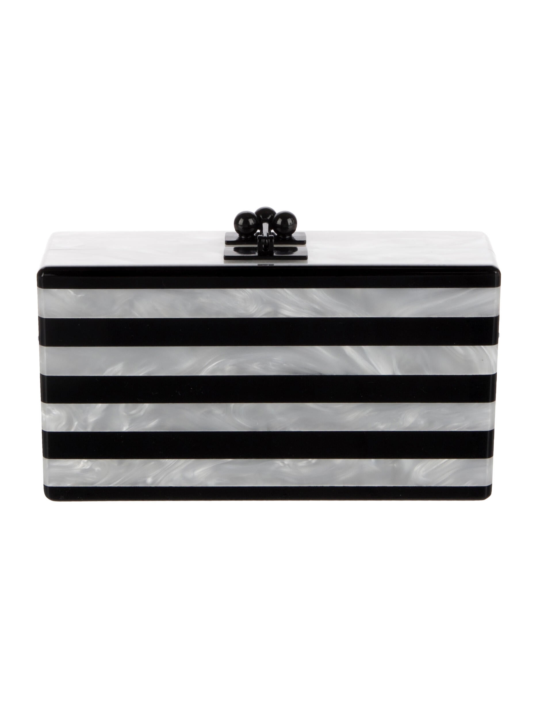 Edie Parker Mother Of Pearl Minaudière