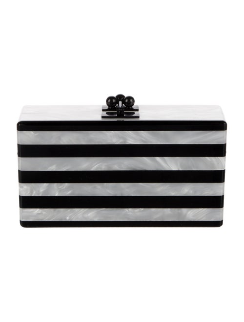 Edie Parker Mother Of Pearl Minaudière