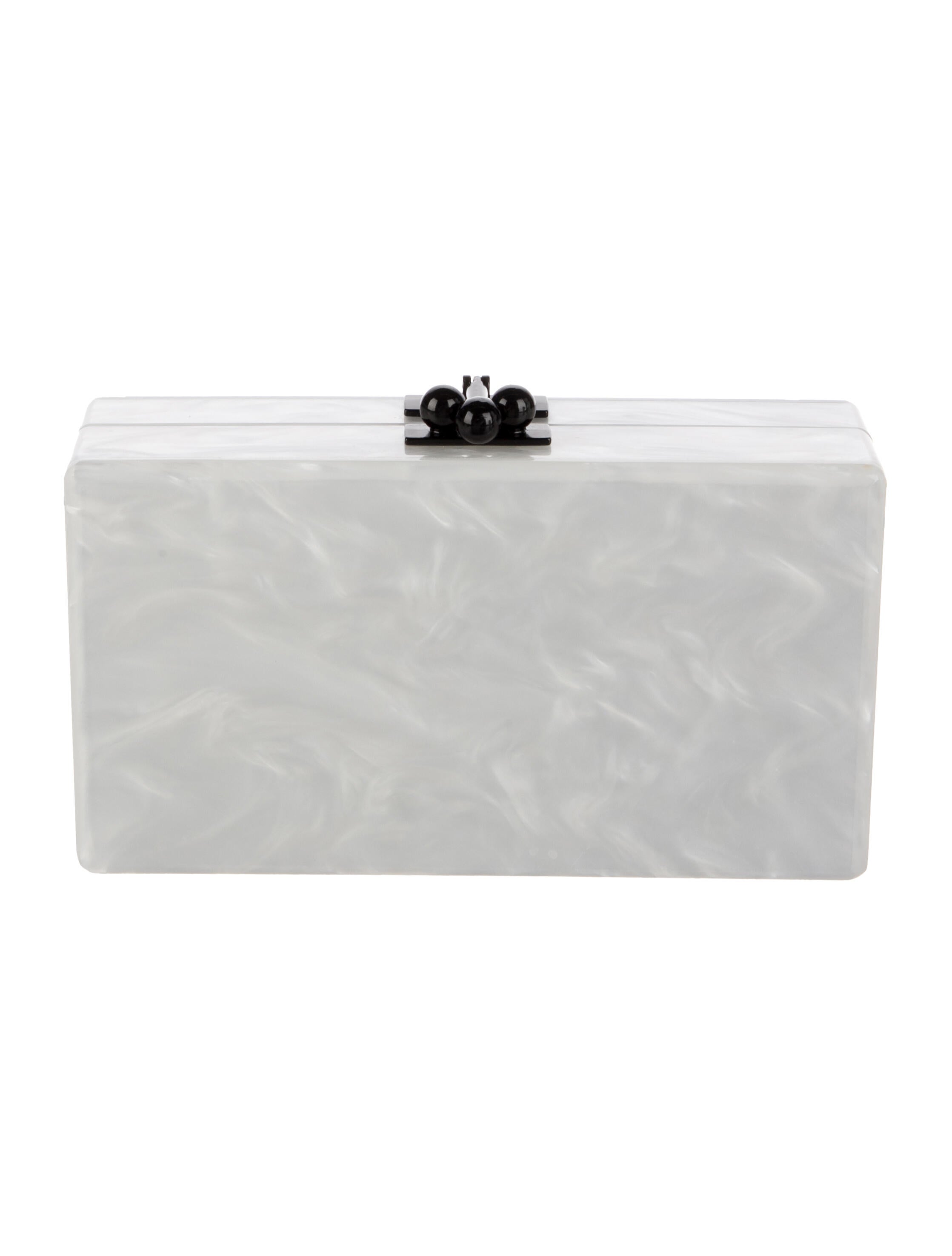 Edie Parker Mother Of Pearl Minaudière