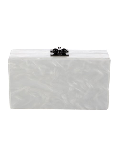 Edie Parker Mother Of Pearl Minaudière