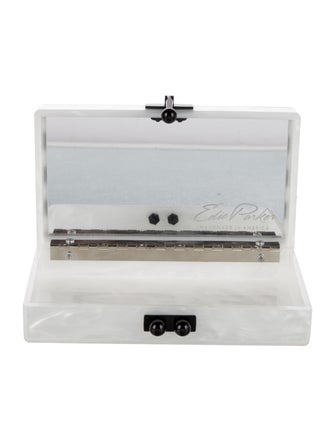 Edie Parker Mother Of Pearl Minaudière