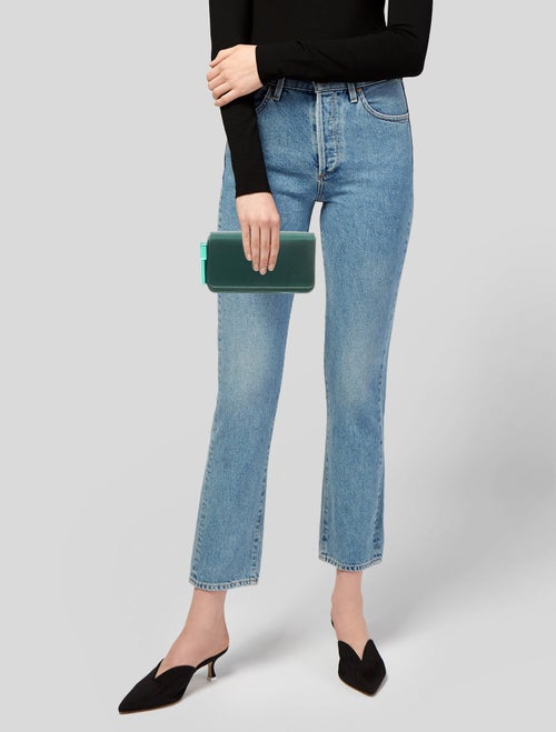 Edie Parker Canvas Clutch