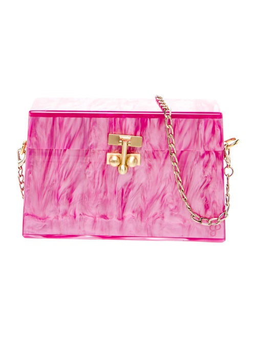 Edie Parker Acrylic Shoulder Bag