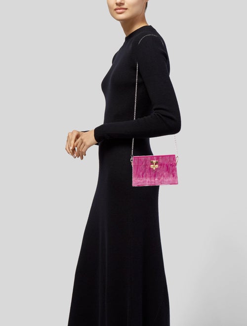 Edie Parker Acrylic Shoulder Bag
