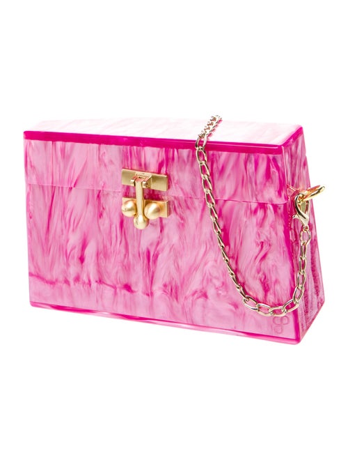 Edie Parker Acrylic Shoulder Bag