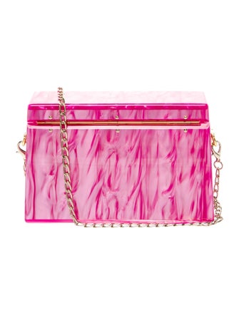 Edie Parker Acrylic Shoulder Bag