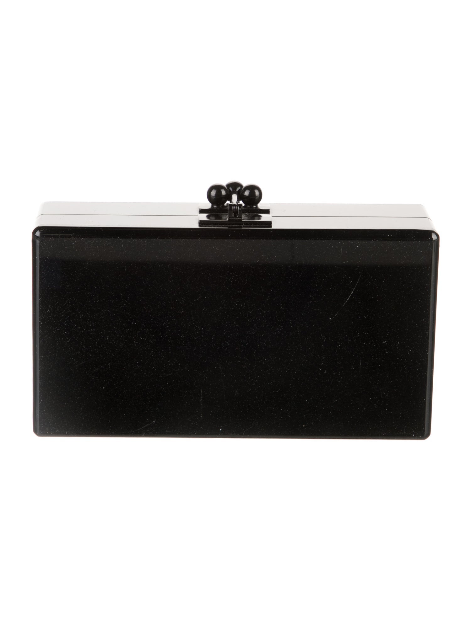 Edie Parker Black cosmetic bag