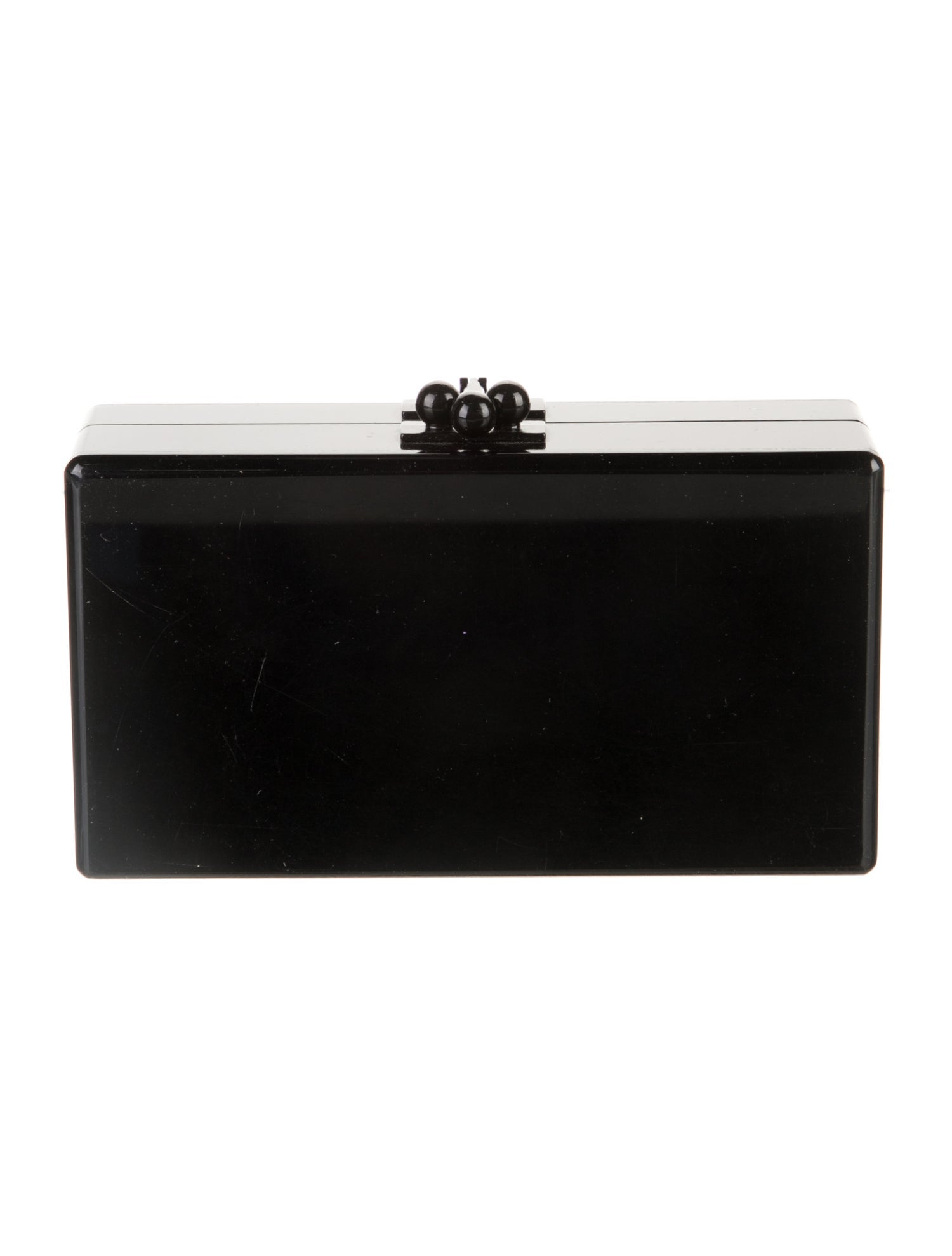 Edie Parker Black cosmetic bag