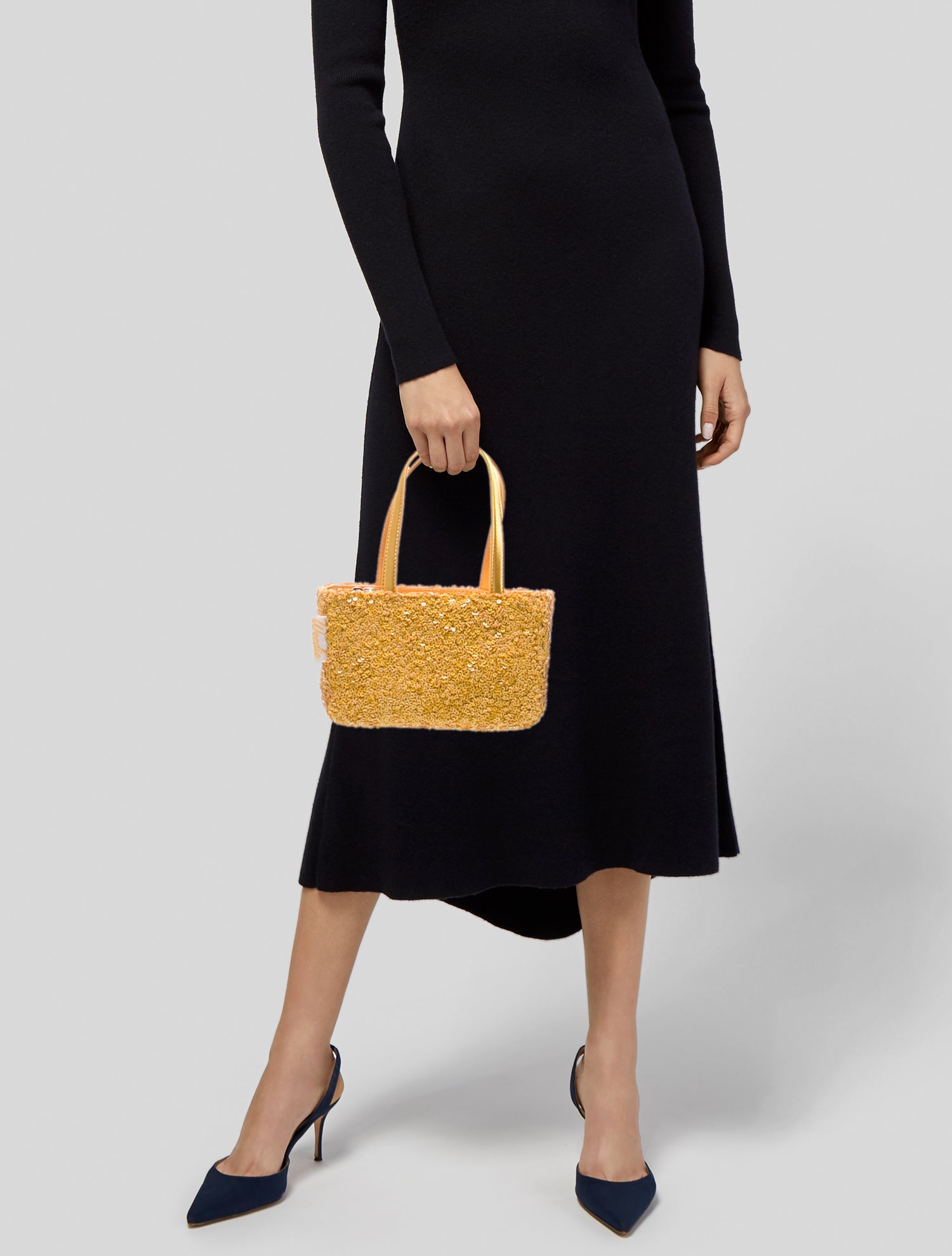 Edie Parker Sequins Top Handle Bag w/ Tags