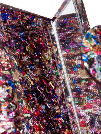 Edie Parker Acrylic Minaudière