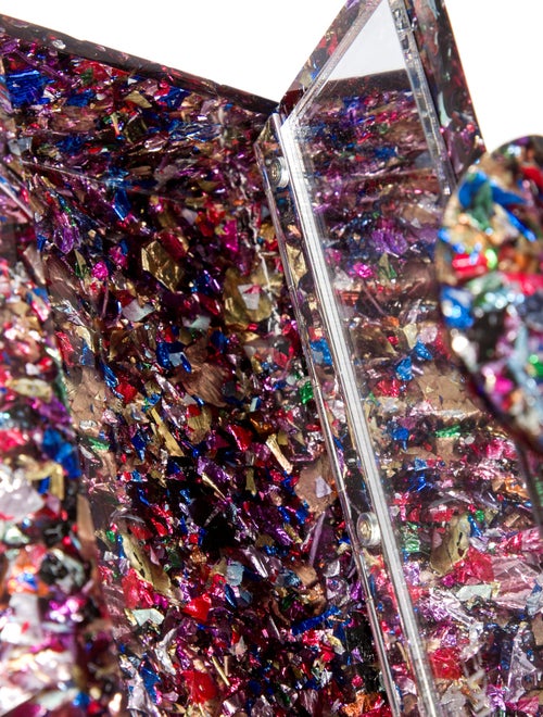 Edie Parker Acrylic Minaudière