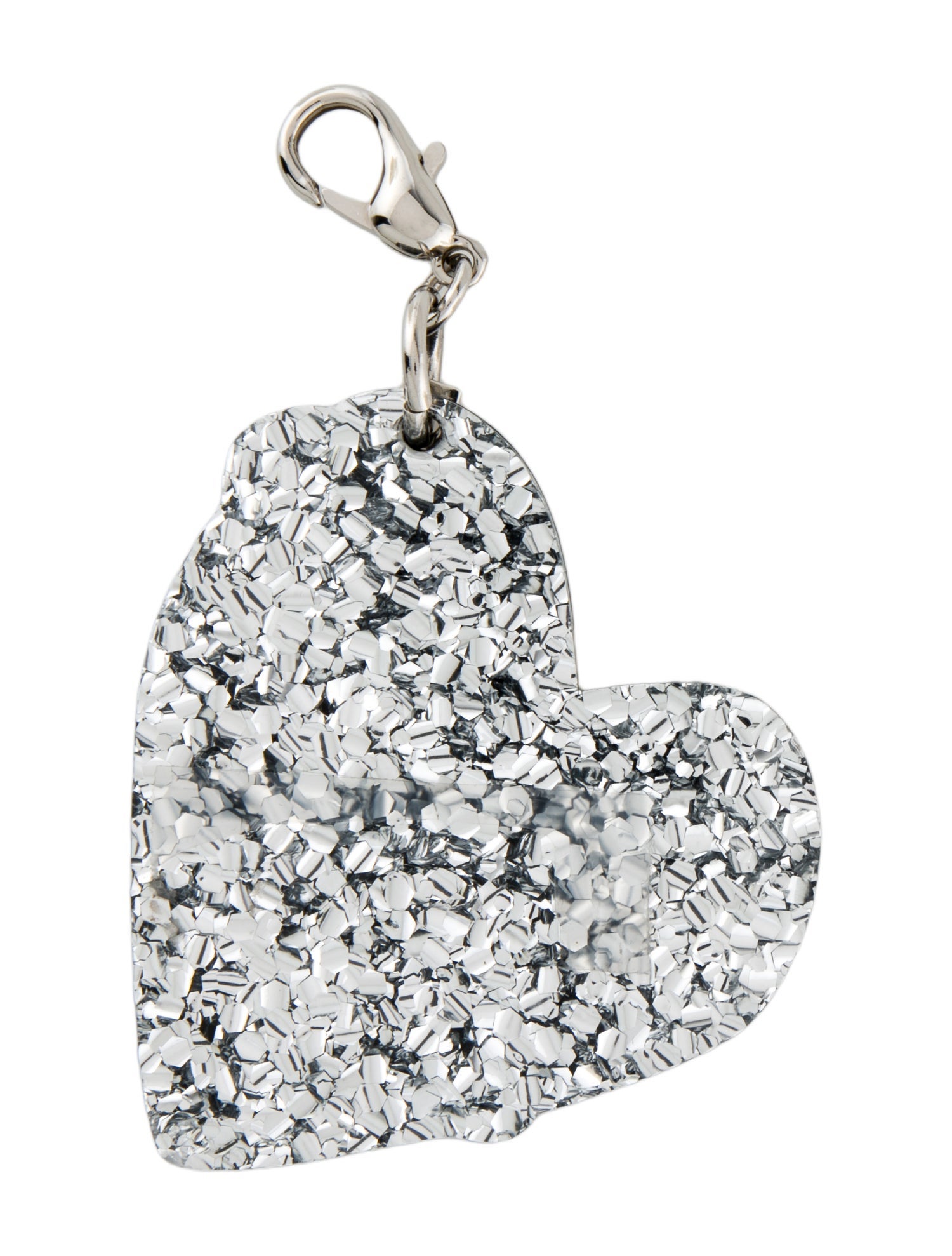 Edie Parker womens heart shaped keychain