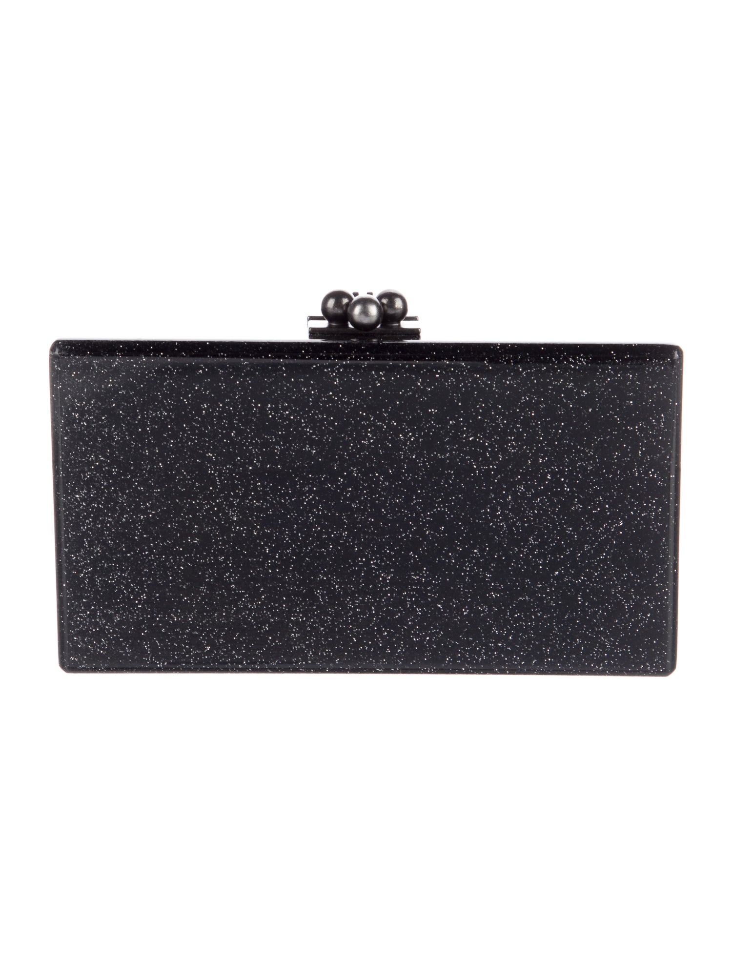 Edie Parker Acrylic Cosmetic Bag w Mirror