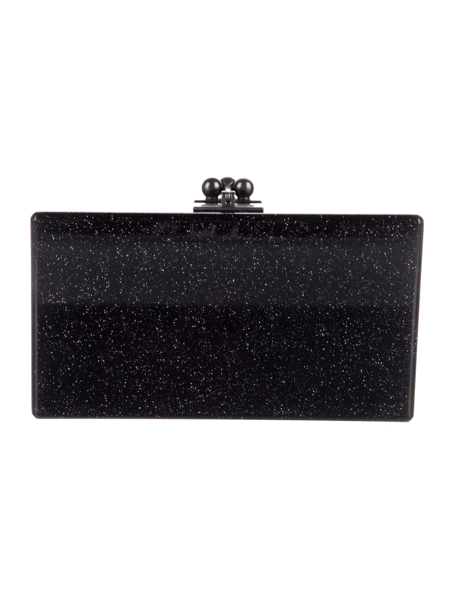 Edie Parker Acrylic Cosmetic Bag w Mirror