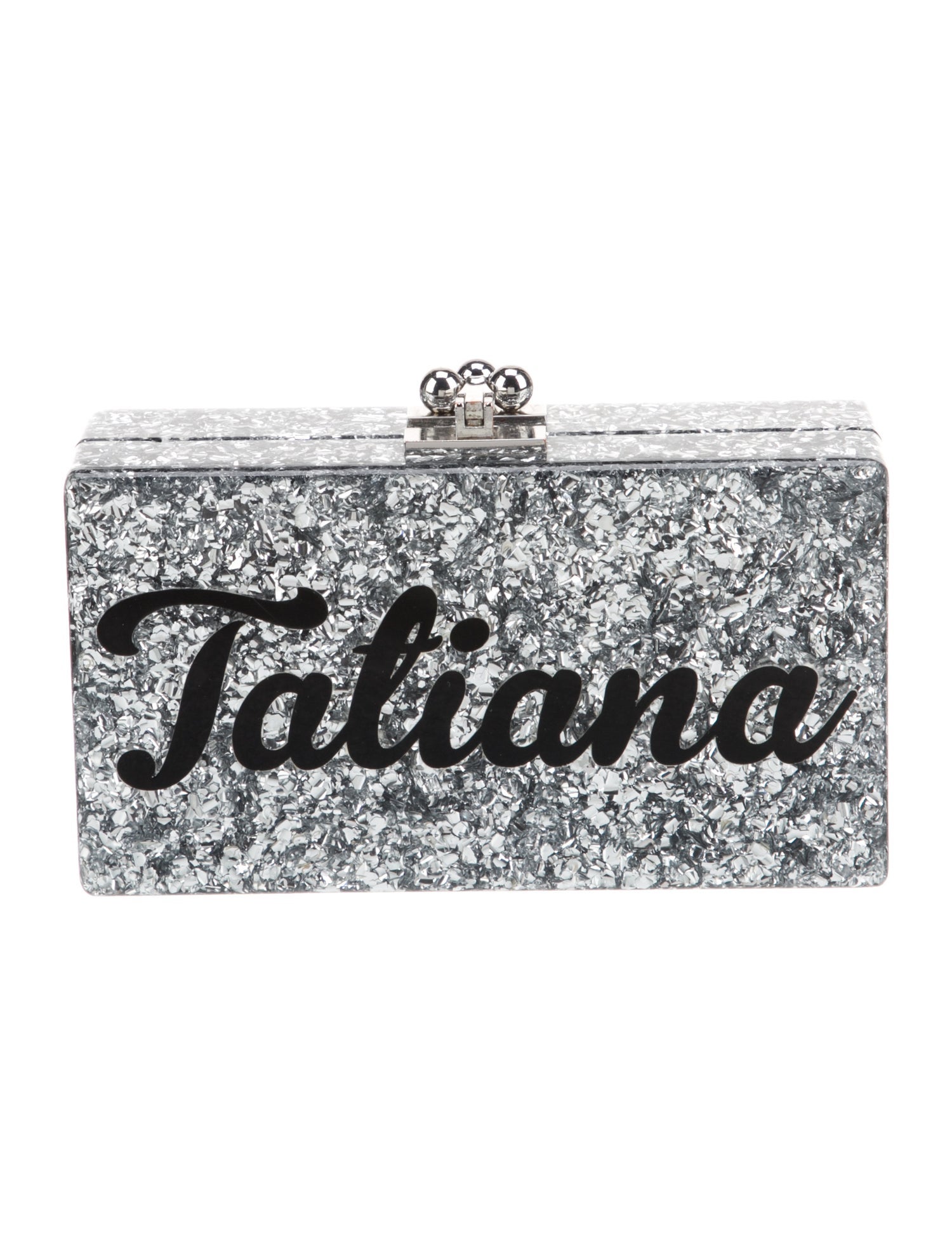 Edie Parker Glitter Minaudière