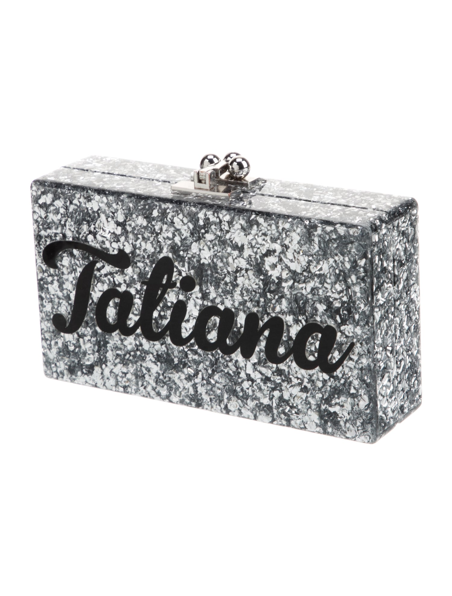 Edie Parker Glitter Minaudière