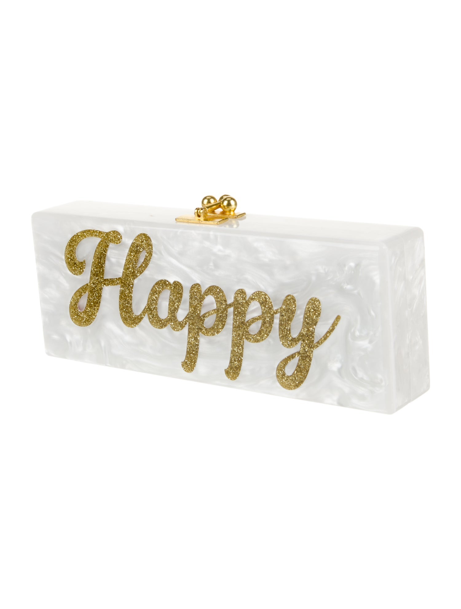 Edie Parker Acrylic Clutch