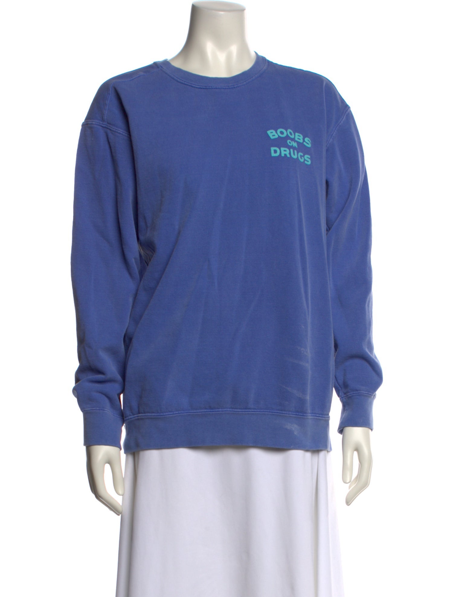 Edie Parker Graphic Print Crew Neck Sweater