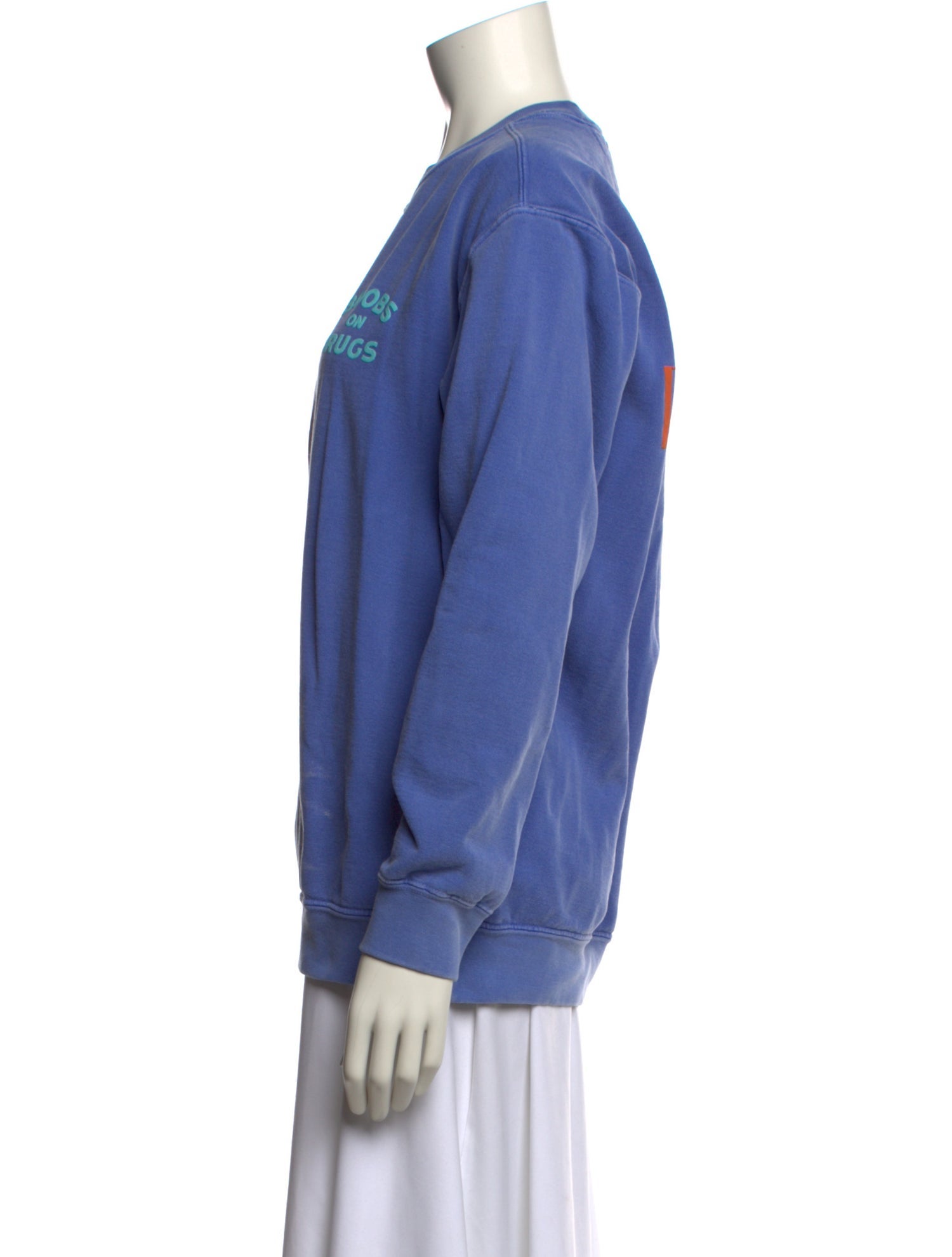 Edie Parker Graphic Print Crew Neck Sweater