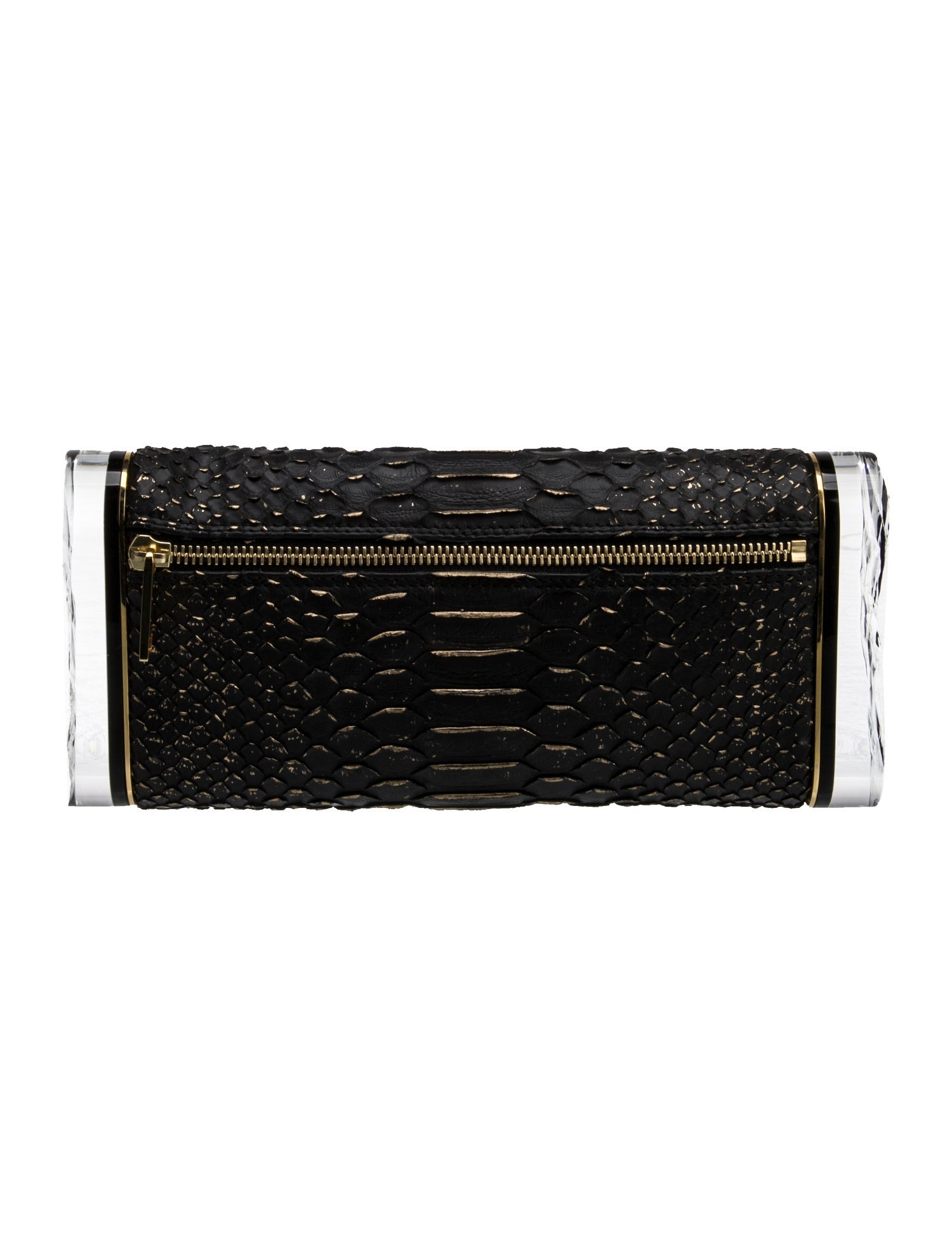 Edie Parker Python Clutch