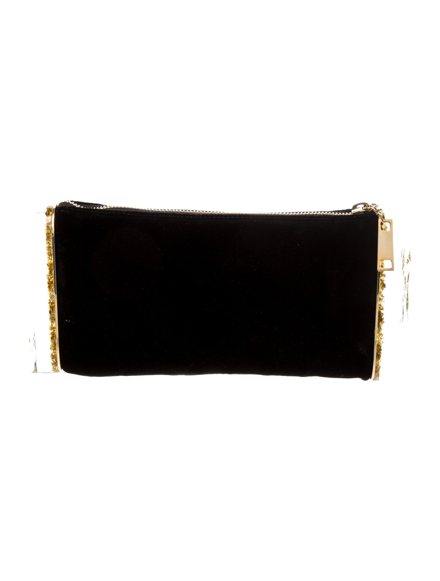 Edie Parker Velvet Clutch