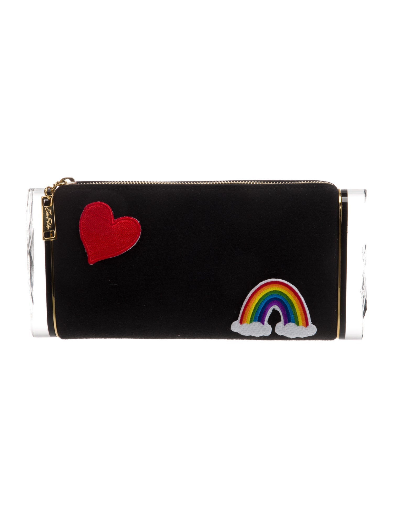 Edie Parker Suede Clutch