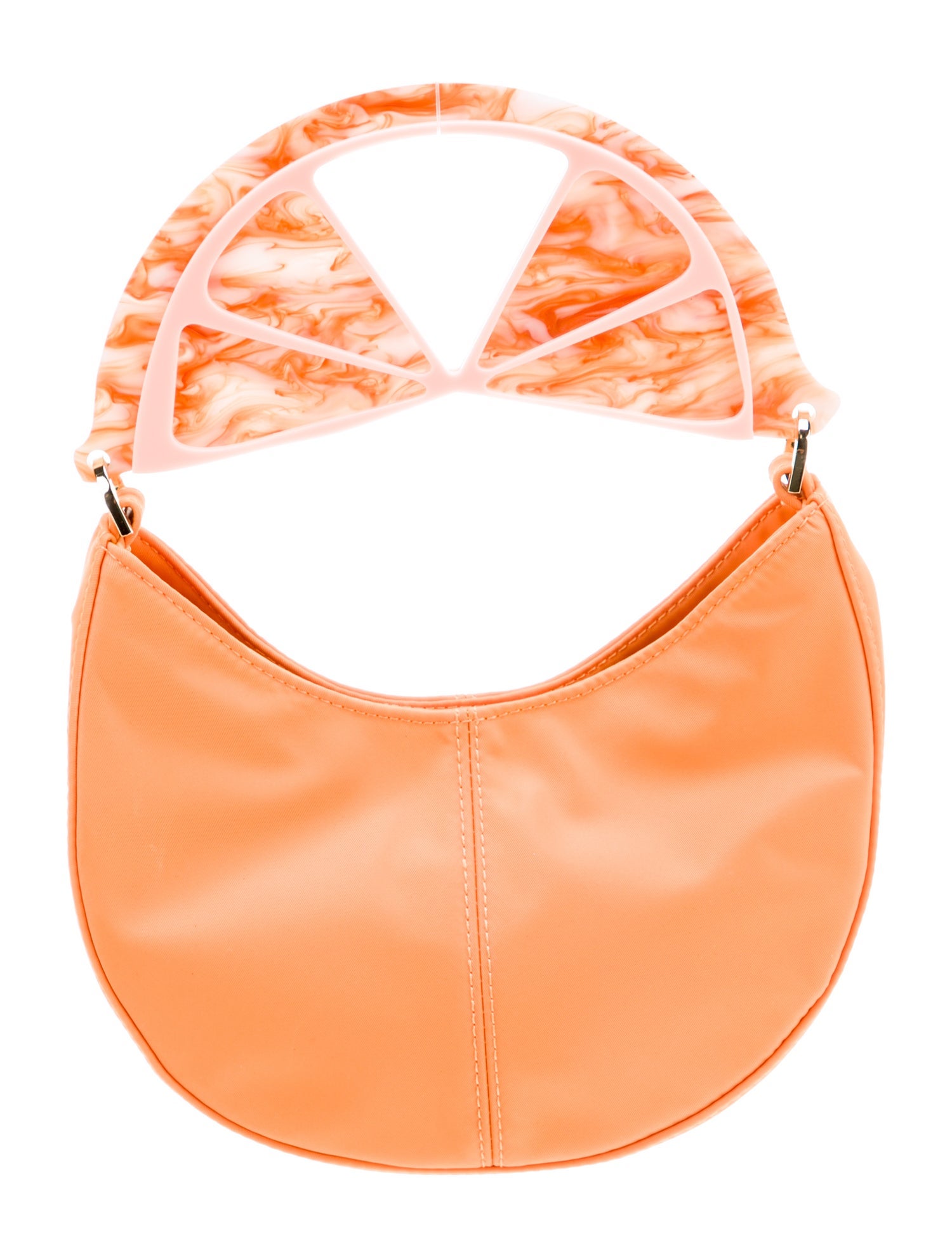 Edie Parker Nylon Top Handle Bag