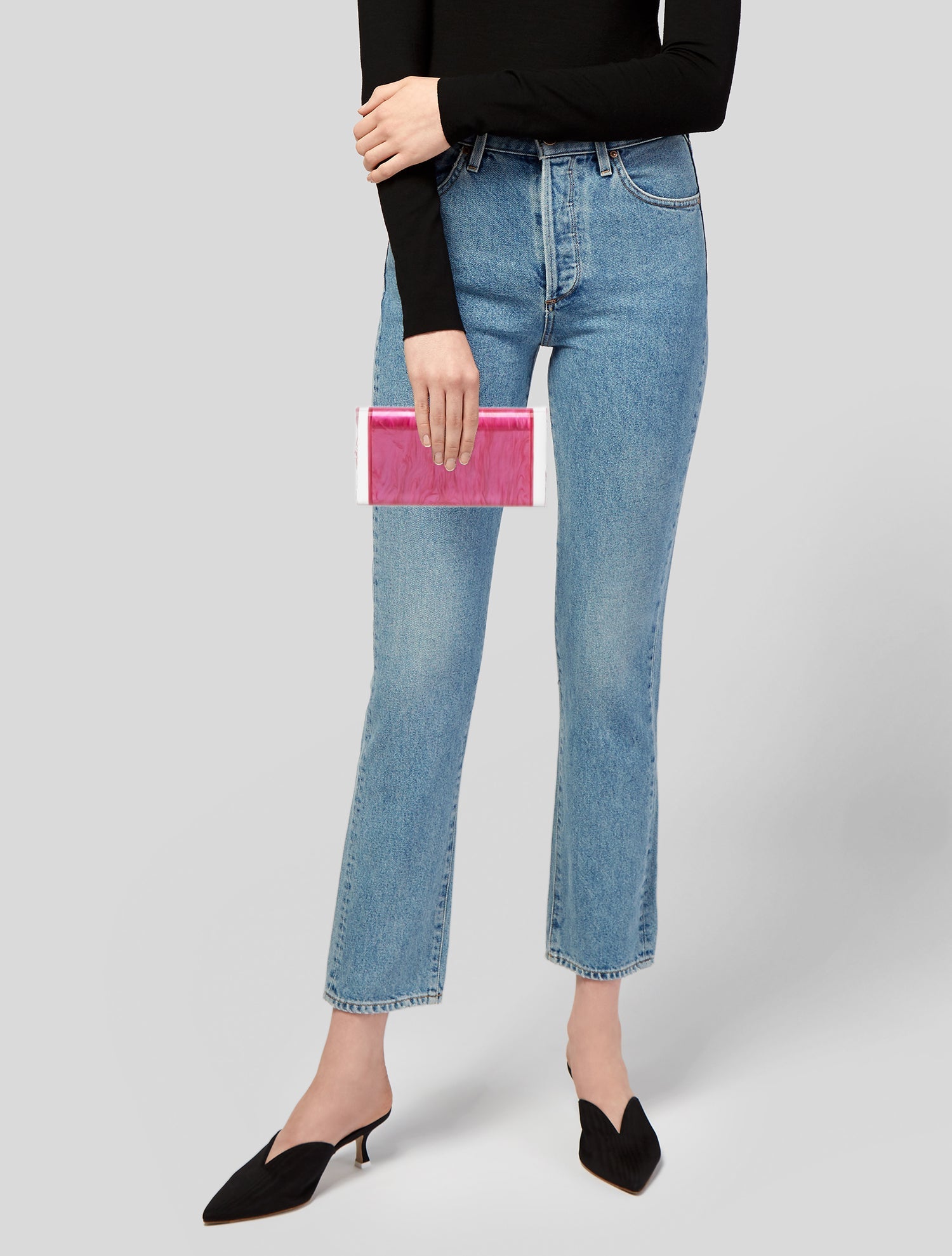 Edie Parker Acrylic Clutch