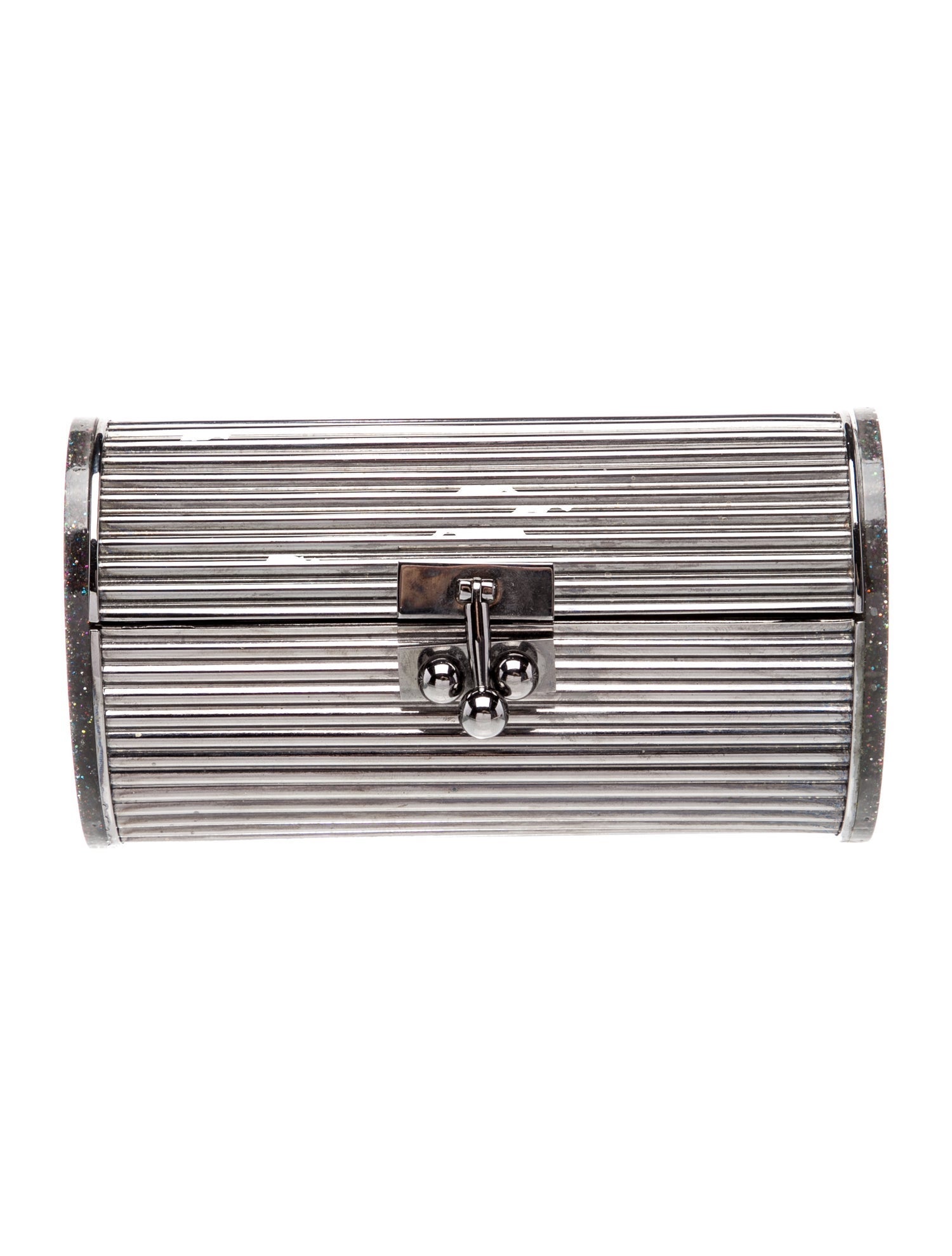 Edie Parker Metal Minaudière