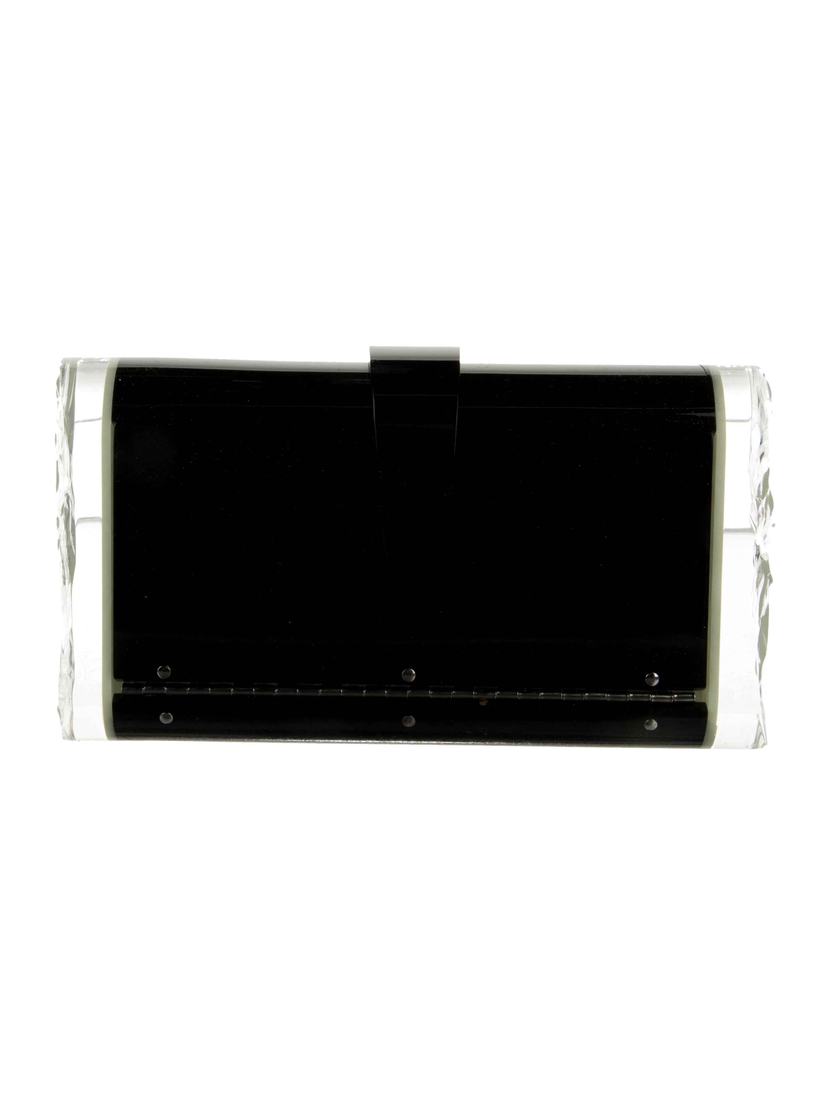 Edie Parker Glittery Clear Accessory Case