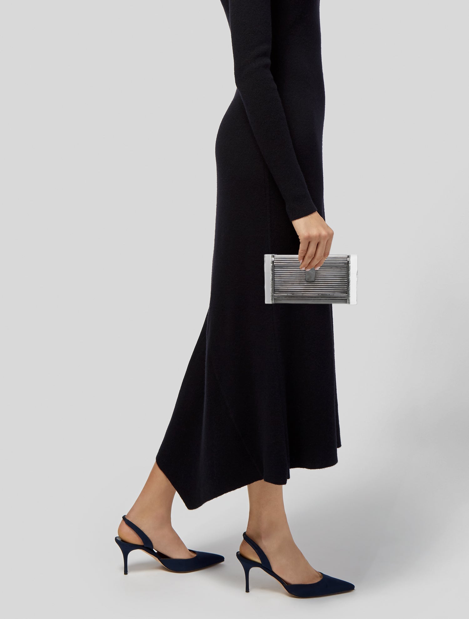 Edie Parker Metal Clutch