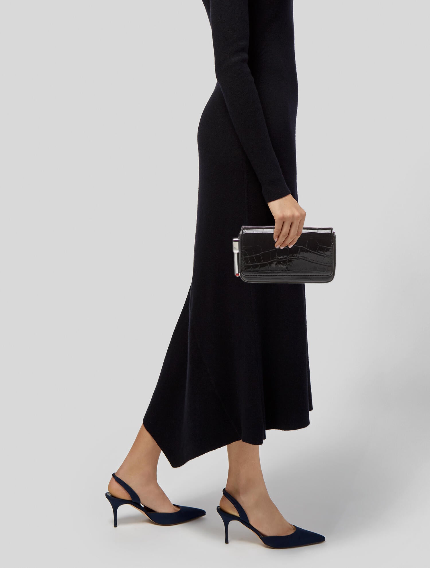 Edie Parker Patent Leather Clutch