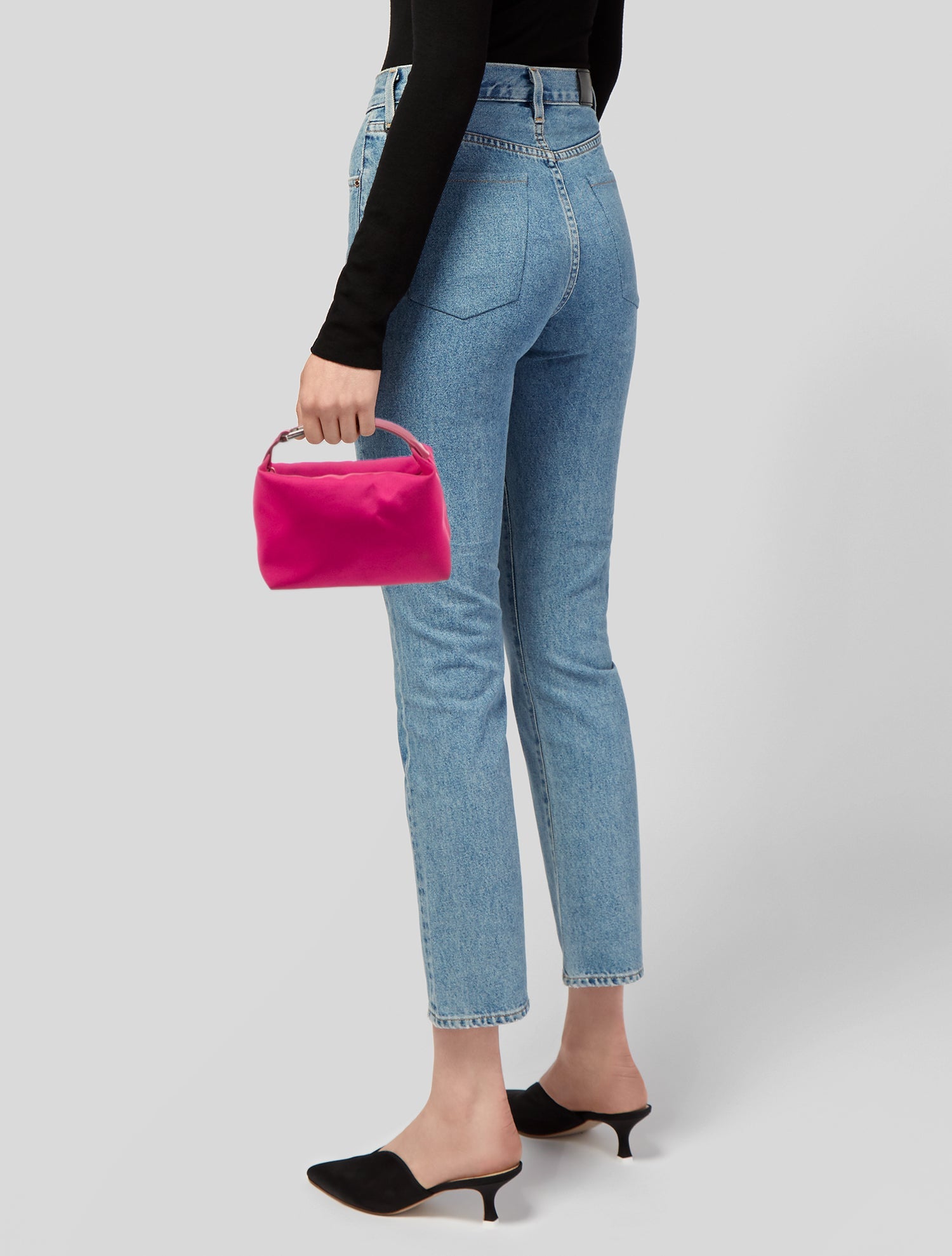 EÉRA Satin Top Handle Bag