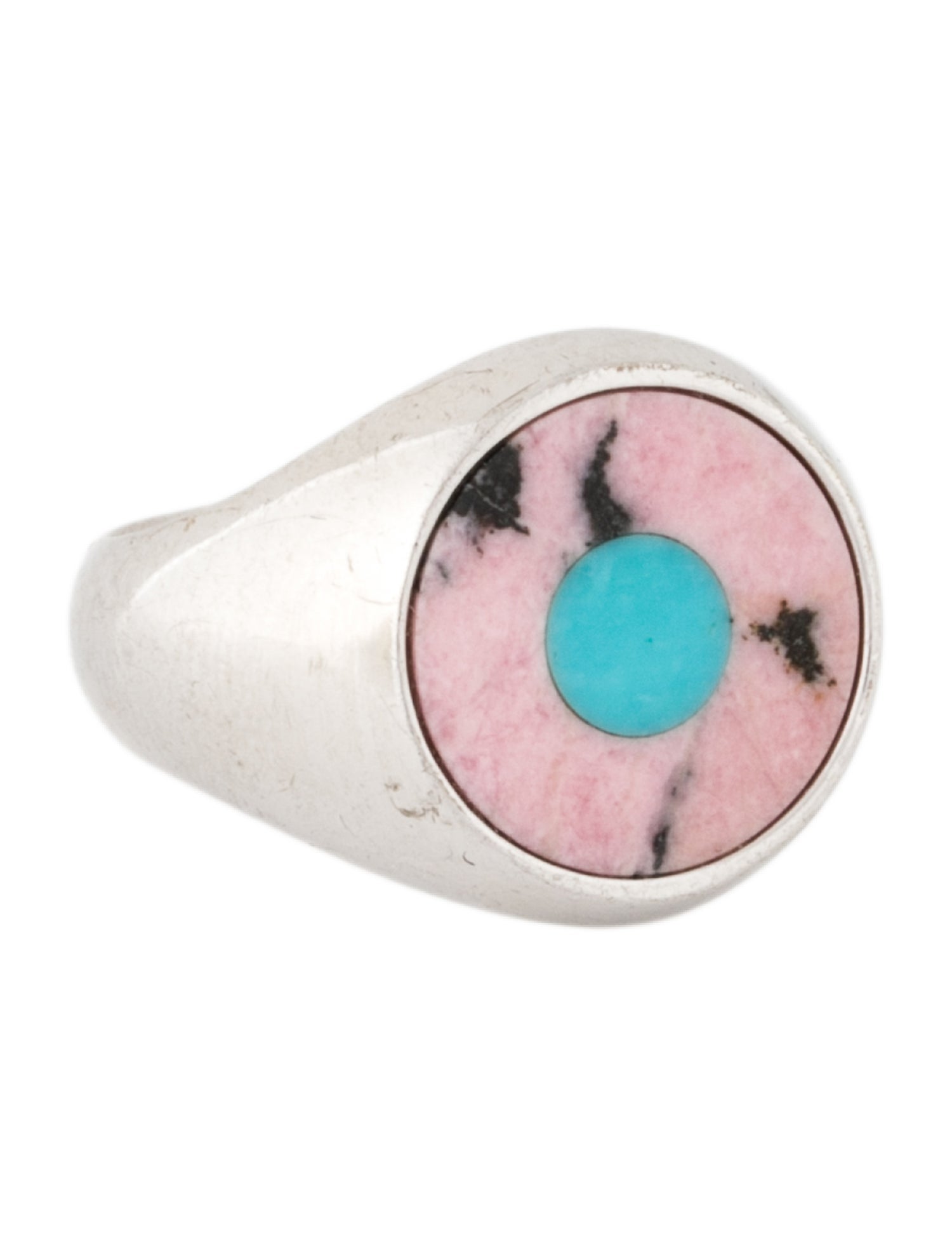 Avgvsta Gioielli Two Stone Signet Ring