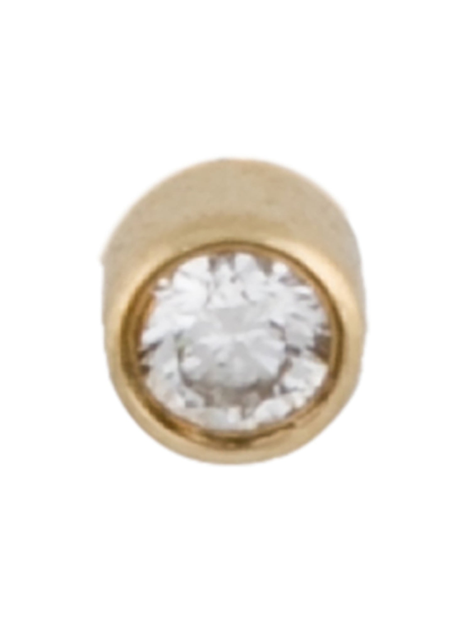 EF Collection 14K Diamond Single Stud Earring