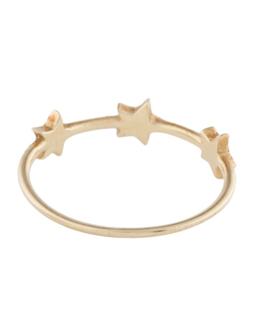 EF Collection 14K Diamond Triple Star Stack Ring