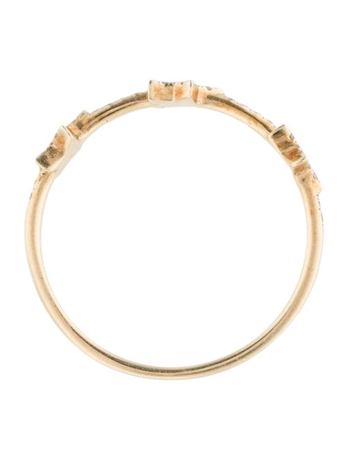 EF Collection 14K Diamond Triple Star Stack Ring