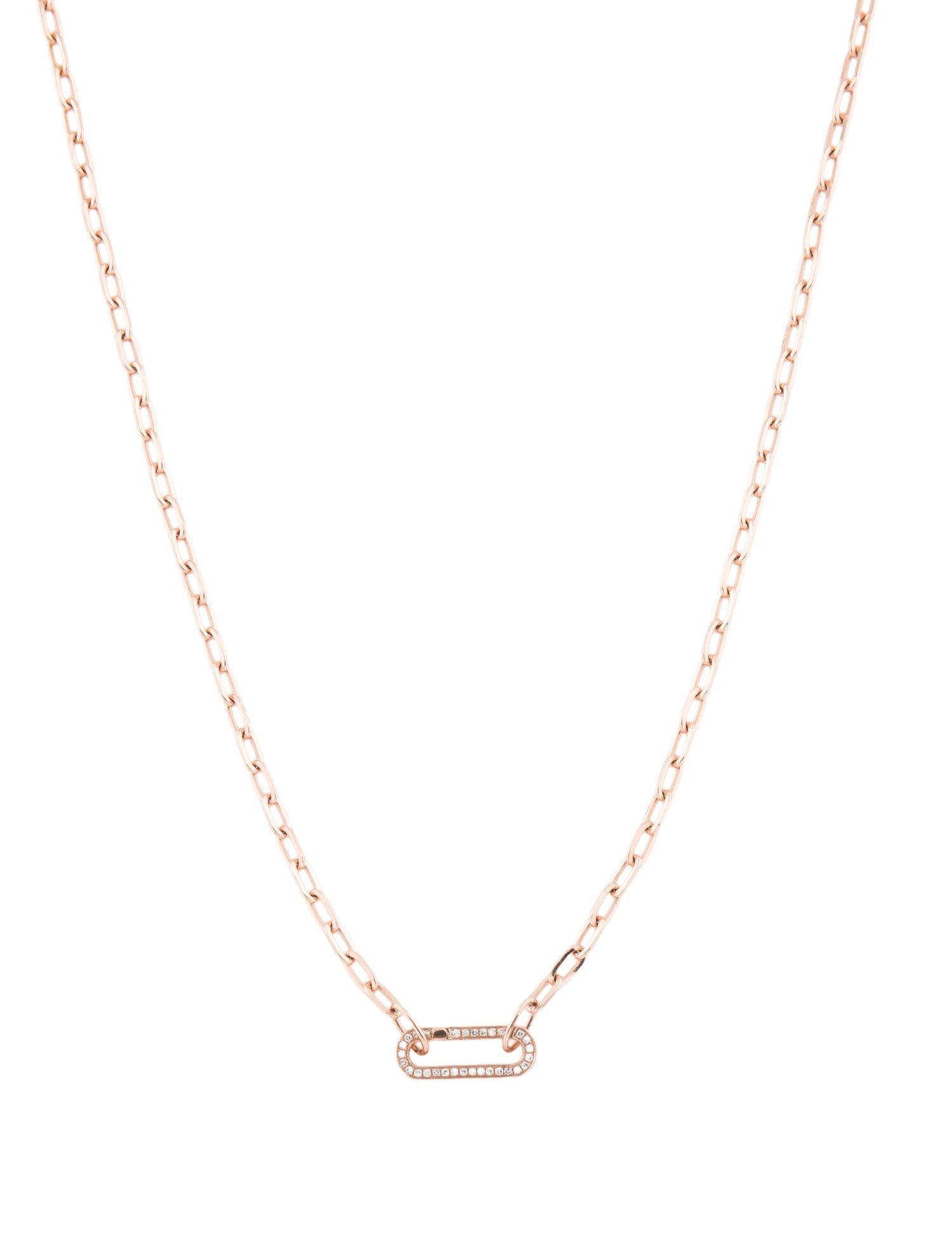 EF Collection 14K Diamond Link Chain Necklace