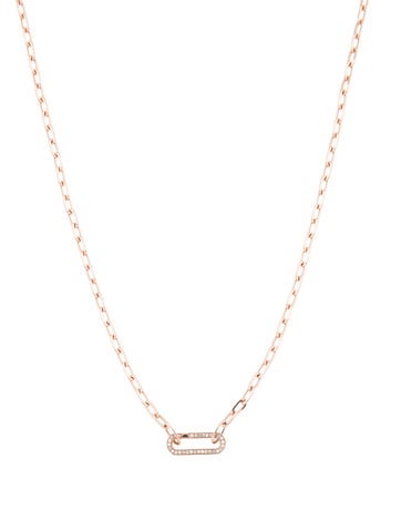 EF Collection Chain 14K Diamond Link Necklace