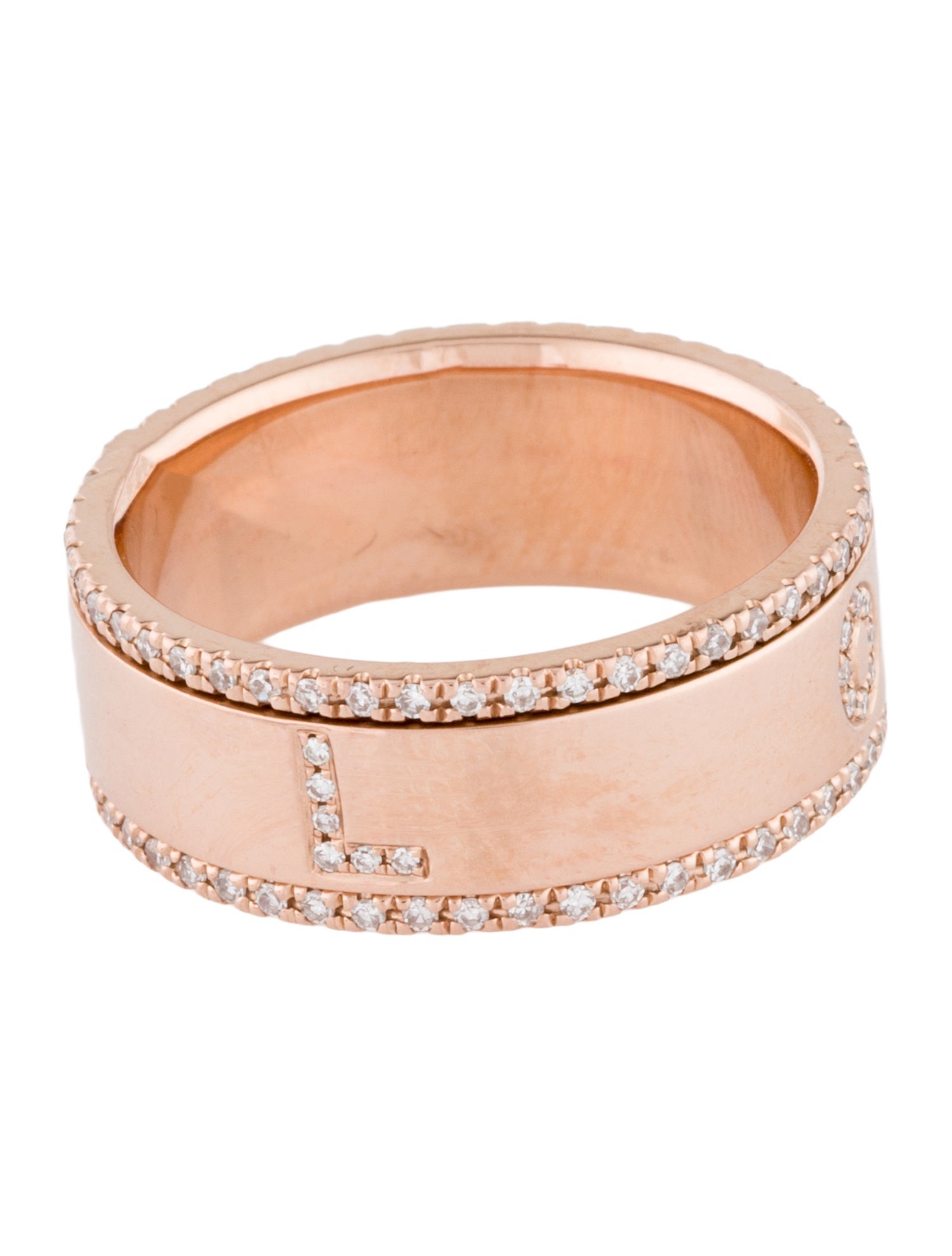 EF Collection 14K Diamond Love Spinning Ring