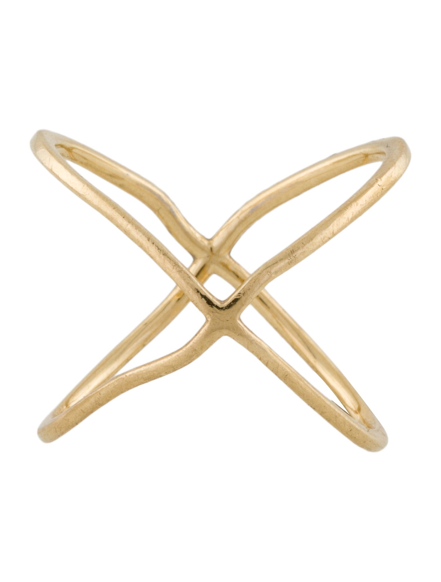 EF Collection 14K Diamond X Cocktail Ring